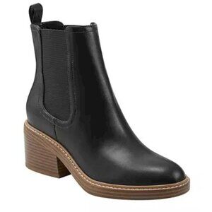 Marc Fisher Modesty Block Heel Black Booties Women's Size 11M New in Box